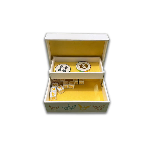 Porta Dadi a Tema Eevelution + Dadi e Monete