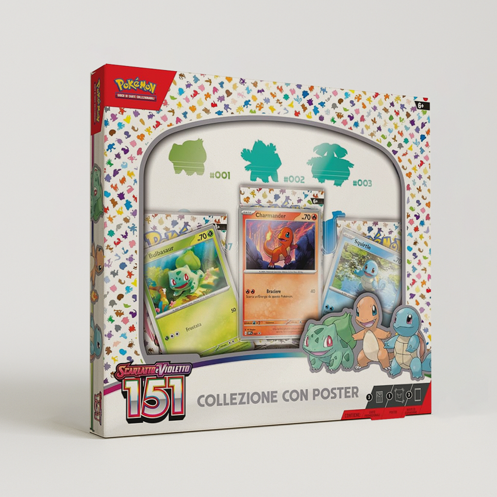 Pokémon Scarlatto e Violetto 151 - Collezione con poster