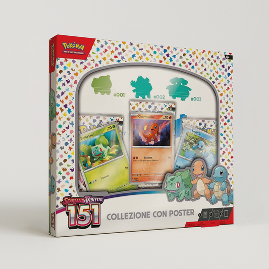 Pokémon Scarlatto e Violetto 151 - Collezione con poster