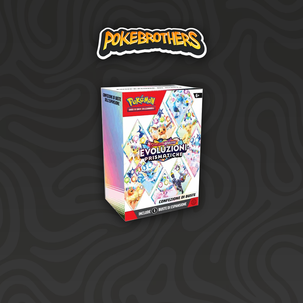 Pokémon Scarlatto e Violetto Evoluzioni Prismatiche - Bundle da 6 Bustine IT