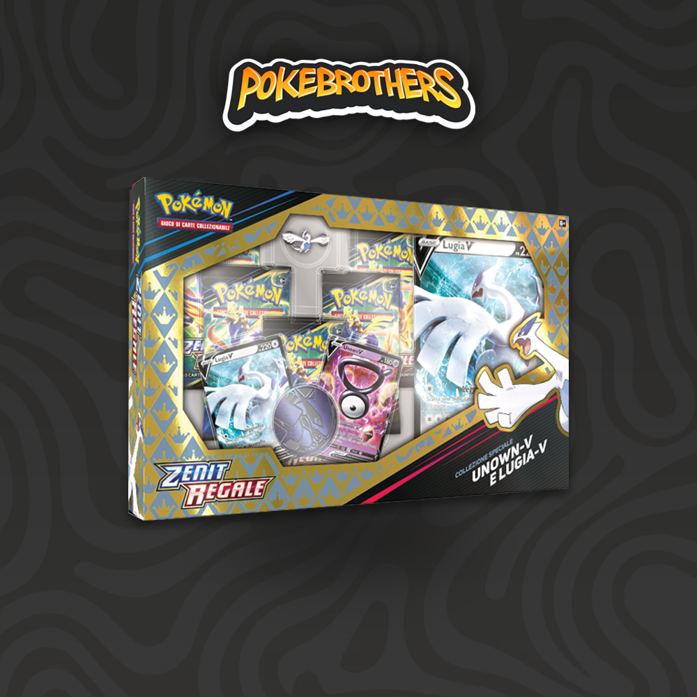 Collezione Speciale Zenit Regale Unown-V e Lugia-V