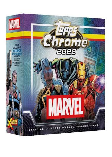 Topps Chrome Marvel 2026 Mega Box