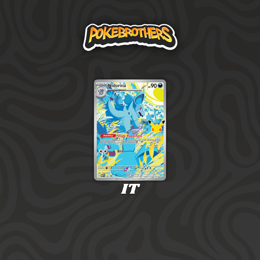 Nidorina Promo 30° Anniversario IT